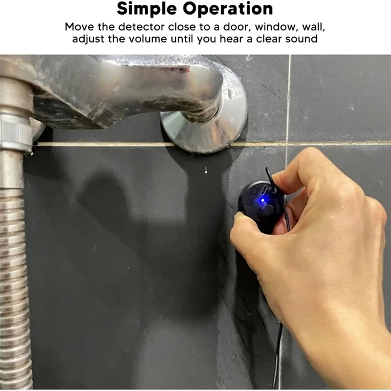 FFYY-Настенный детектор утечки труб, чистый звукочувствительный прибор для утечки воды, монитор утечки подземных водопроводных труб для дома
