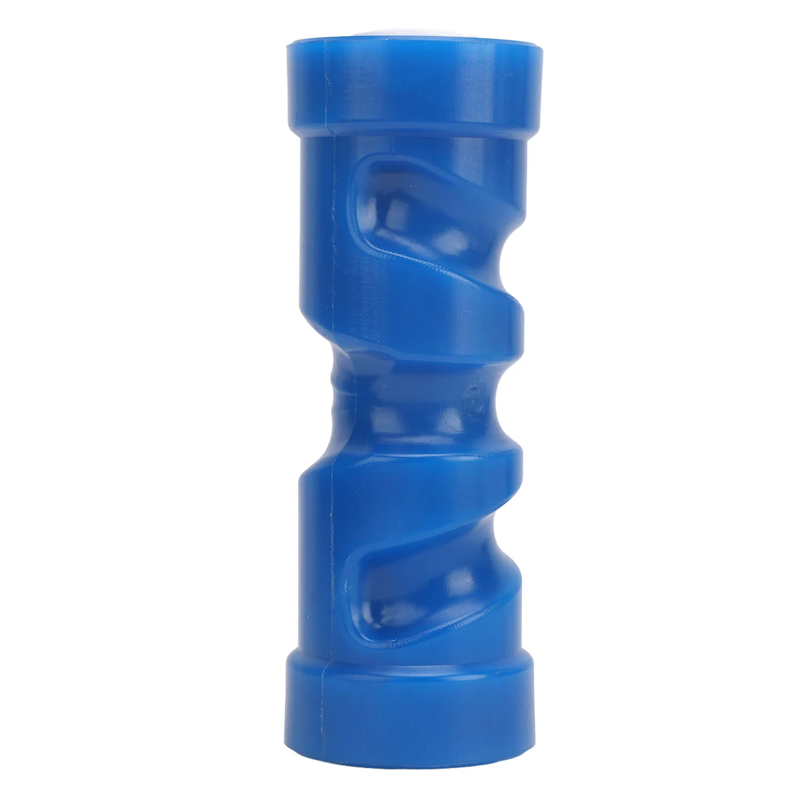 8inch Self Centering Keel Roller Bow Stop Heavy Duty PU Trailer Roller Bow Stop 0.67in Center Aperture for Boat Trailer Yacht