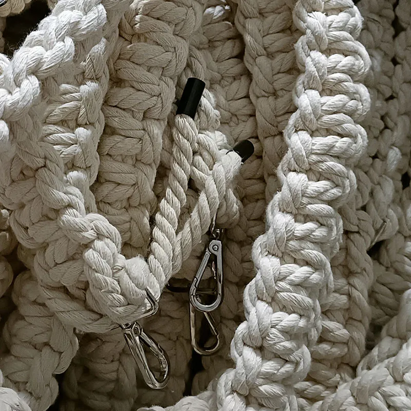 Men Women Handmade Crochet Vibe Style Trousers Chain Bag Strap ACC