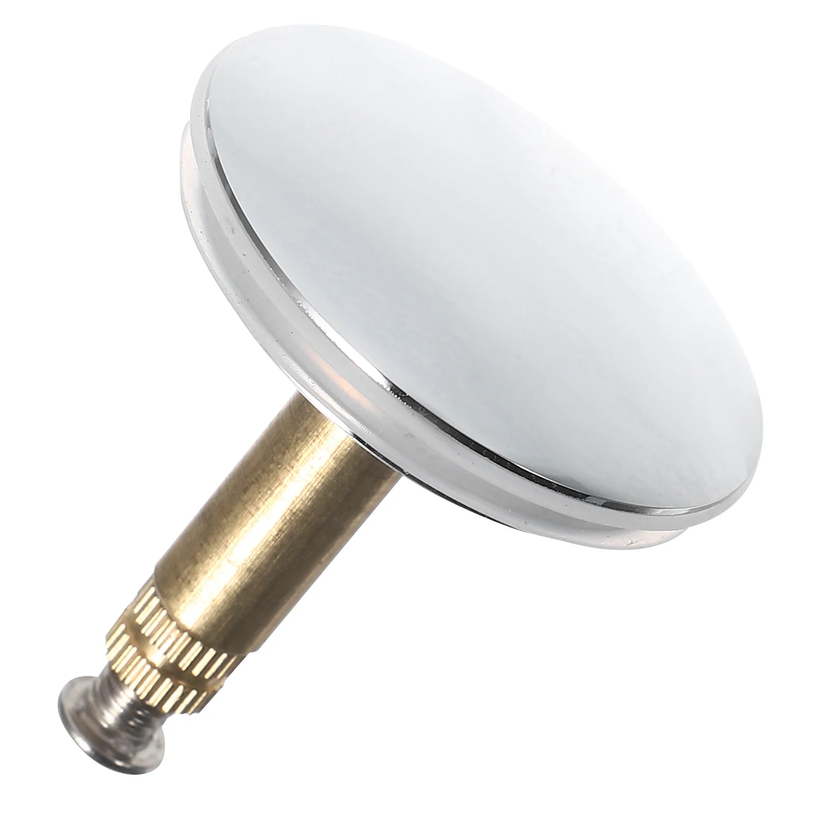

Bathtub Drain Stopper Manual Lift Adjustable 45-55mm Height Leakproof Tub Water Plug Durable Bath Drain Cover Replacement
