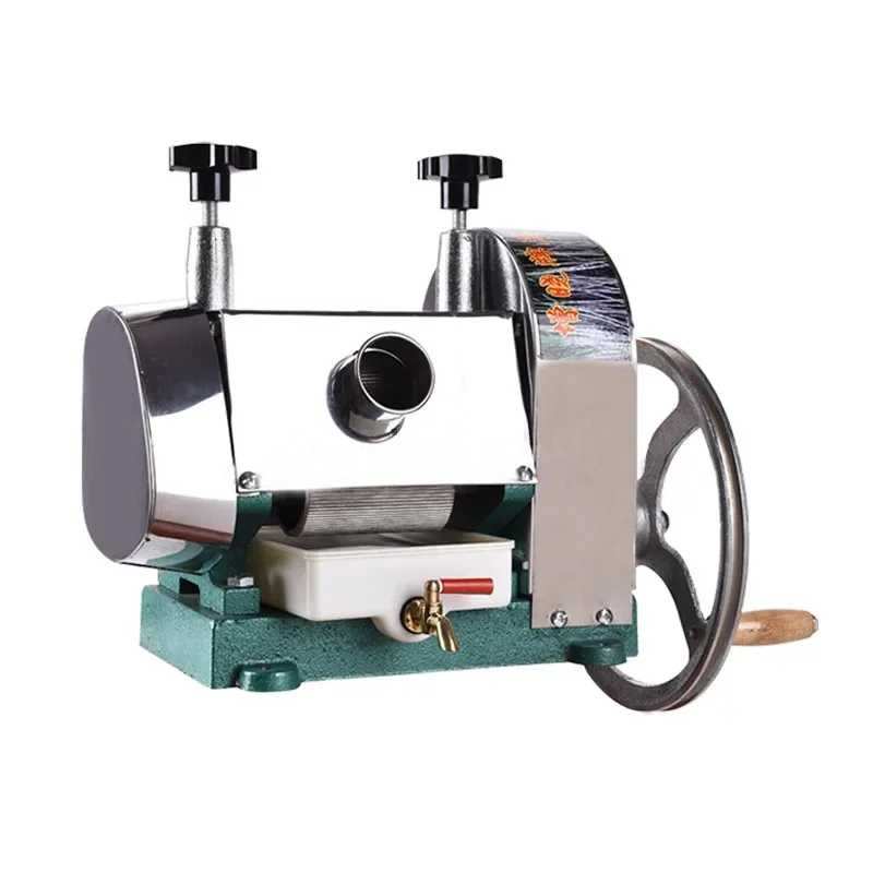 Hand Crank Sugarcane Juicer Stainless Steel Manual Sugar Cane Press Extractor Squeezer Machine