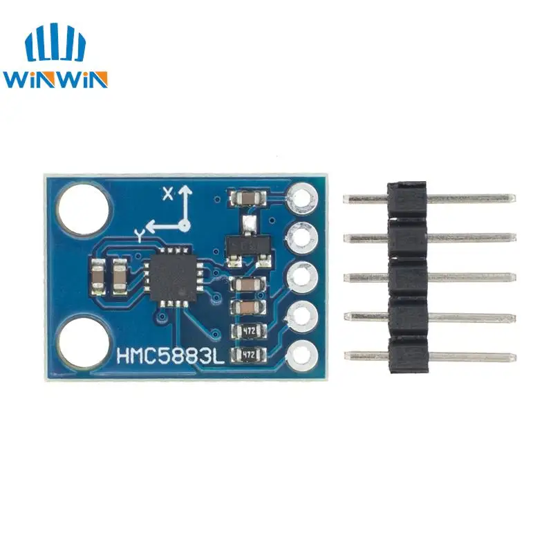 GY-273 QMC5883L Moduł trójosiowy czujnik magnetometru kompasu 3V-5V