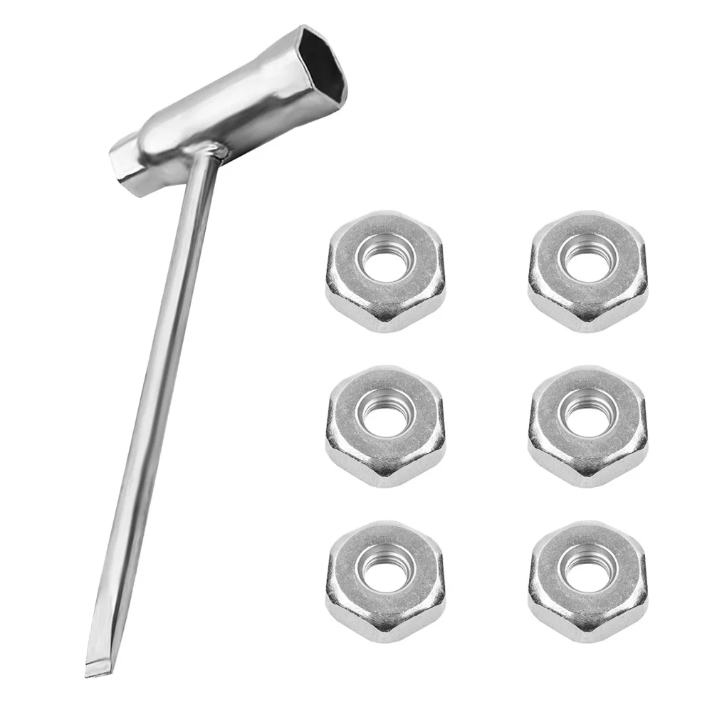 13x19mm Motosega Chiave Scrench w 6 Bar Dadi Per Stihl 017 018 019 020 021 023 024 025 026 028 034 Strumenti di Riparazione