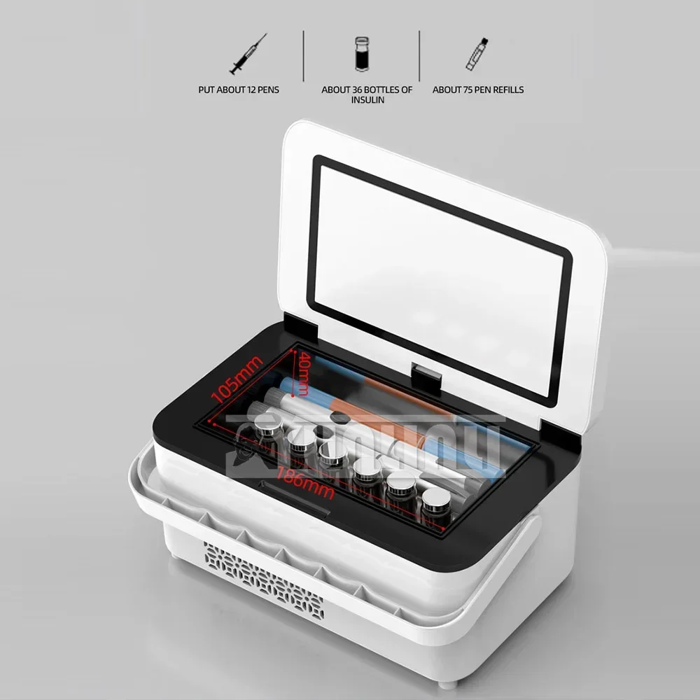 Insuline Gekoelde Doos Draagbare Mini Koeling Intelligente Constante Temperatuur Opladen
