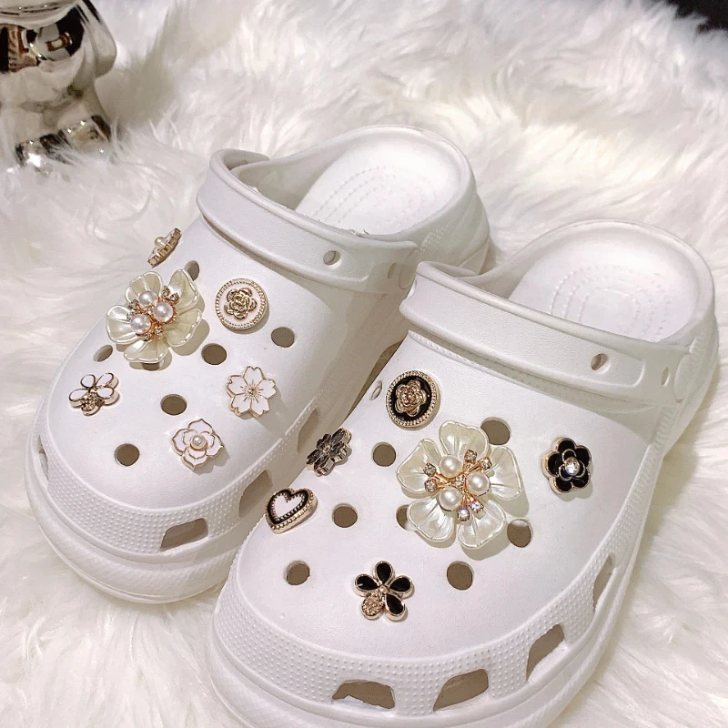 سحر الأحذية اللؤلؤ الماس للأطفال ، الديكور للانفصال ، مشبك ثقب ، الاكسسوارات ديي ، هدية الحزب ، الفتيات