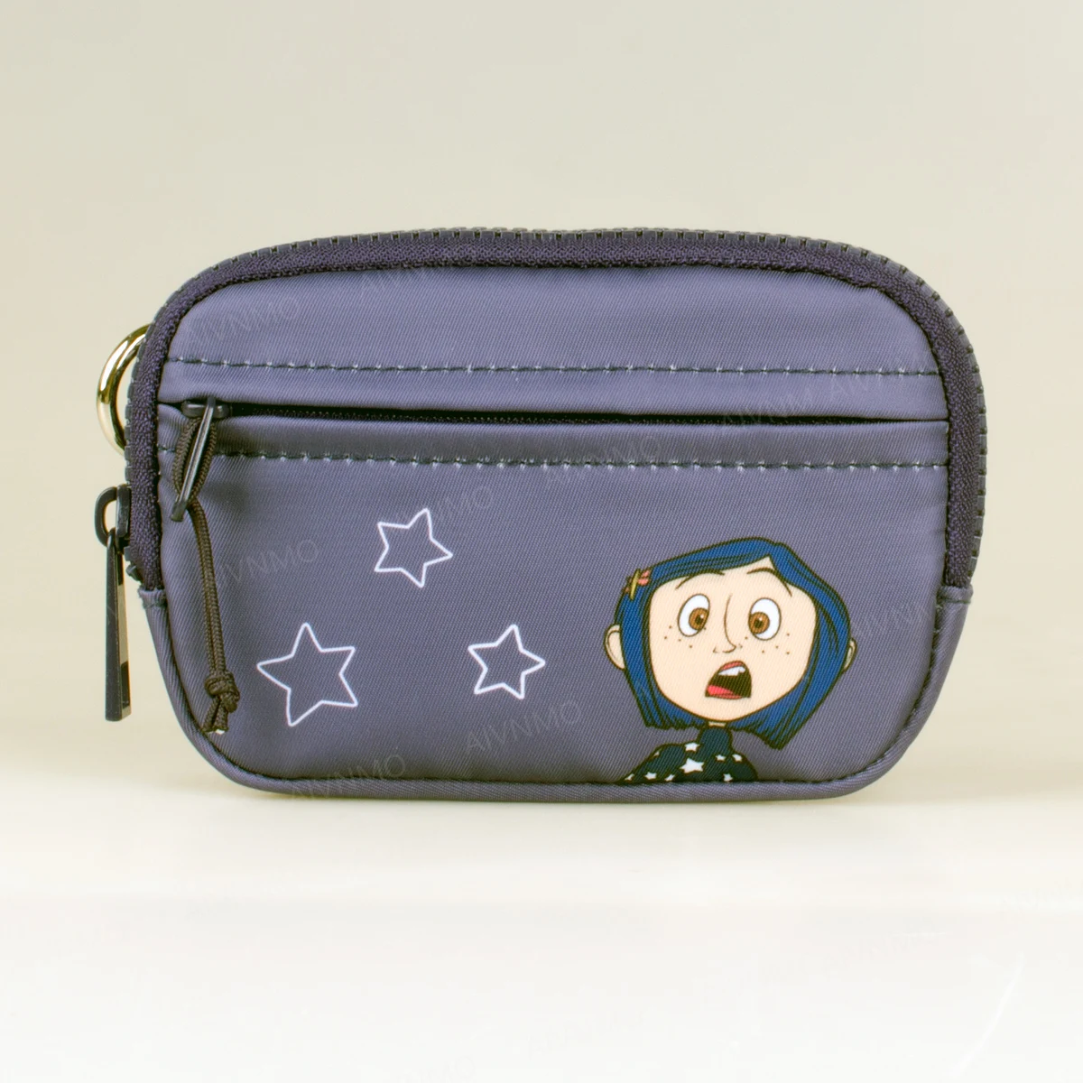 High-Quality Three-Zipper Cute Small Wallet, Fashionable Personalized Card Holder, ID Window, Stylish and Practical Accessory