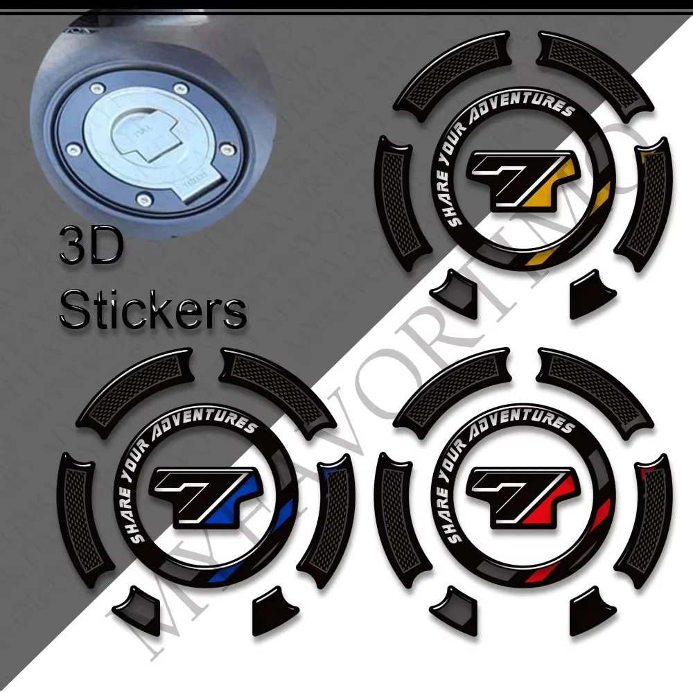

Motorcycle Tank Pad Cap Gas Fuel Oil Knee Protector Fairing Fender Stickers Decals For Tracer 7 GT 7GT Y-AMT 2025 2026