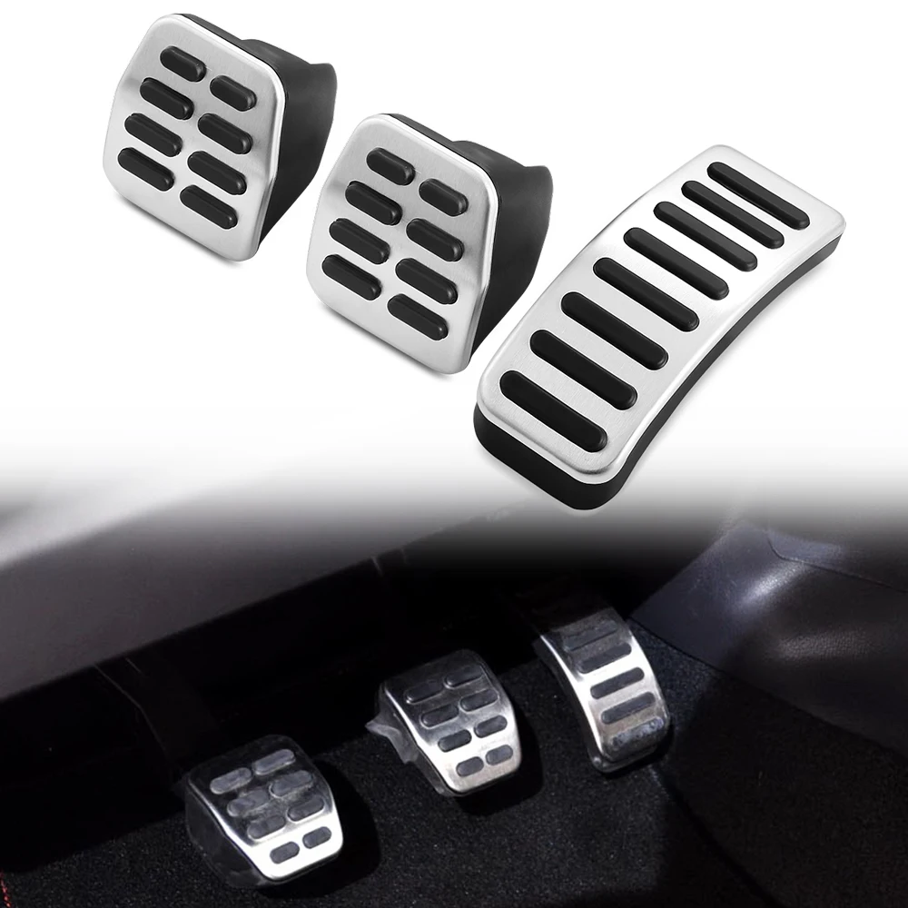 Car Pedal Pads For Volkswagen Polo Amarok Beetle Jetta MK4 Bora Golf 4 Vento /Skoda Octavia 1U Fabia 1 Rabia Rapid Roomster