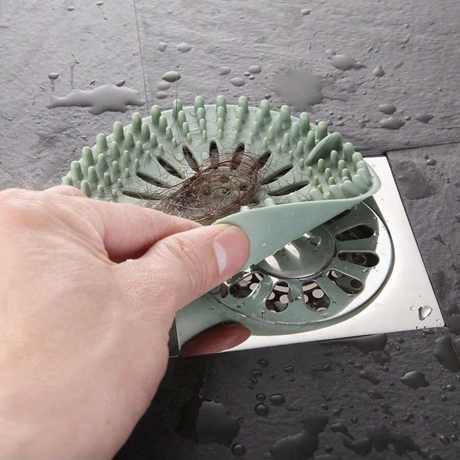 Anti Clogging Hair Filter Stainless Steel Shower Drain Catcher for Bathroom Kitchen Sink Easy Install Clean Multi Design