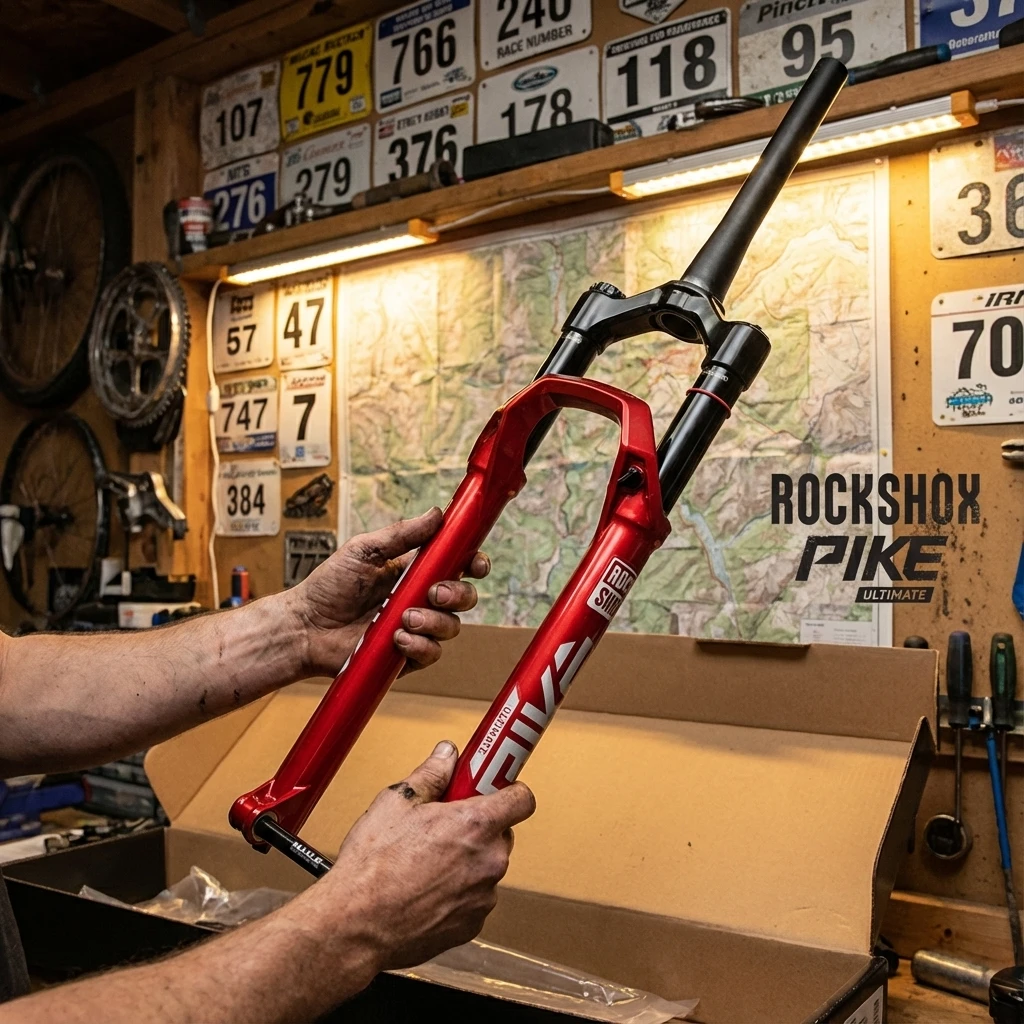 

ROCKSHOX Pike Ultimate FS-PIKE-ULT-C2 27,5", 29 дюймов 120 мм, 130 мм, 140 мм TRAVEL 1,5 дюйма Коническая коническая стенка 35 мм, алюминий