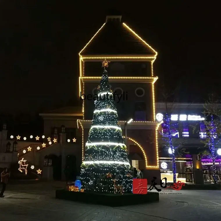 

YH Christmas Ornaments Large Frame Christmas Tree 4/5/6 - Hotel Shopping Mall Outdoor Scene Layout