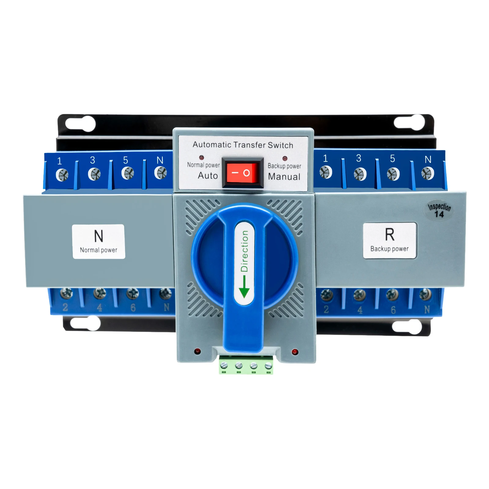 220V Dual-Power Automatischer Transferschalter, 4P 63A Mini-Dual-Power-Umschalter für einphasige Wechselstromkreise – Detail 16