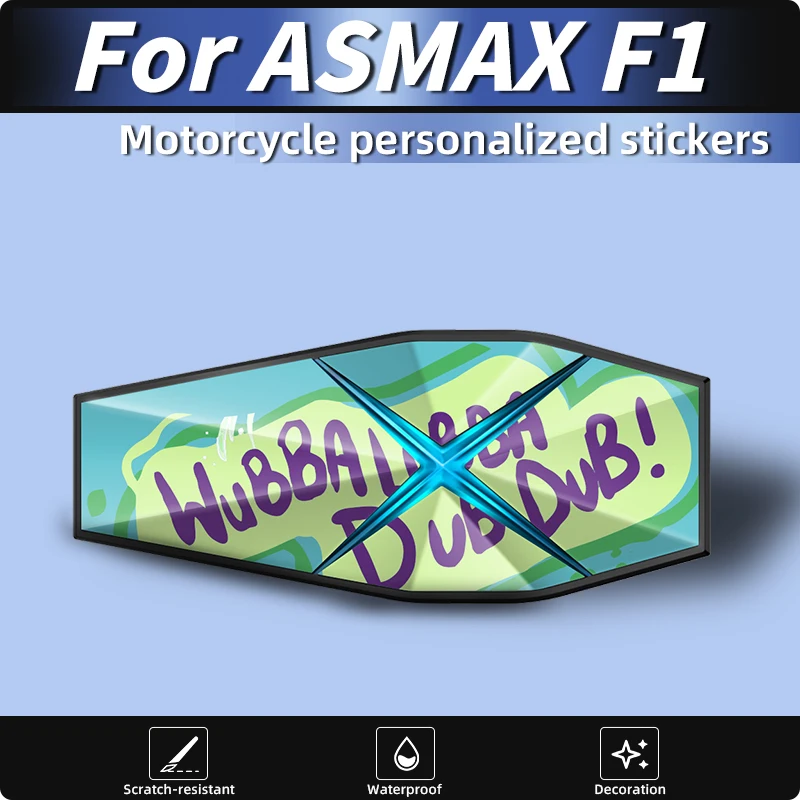 

Specifically Made Durable Stickers Decals for ASMAX F1 Modified Bluetooth Headset Shell Decorative Protective Accessories