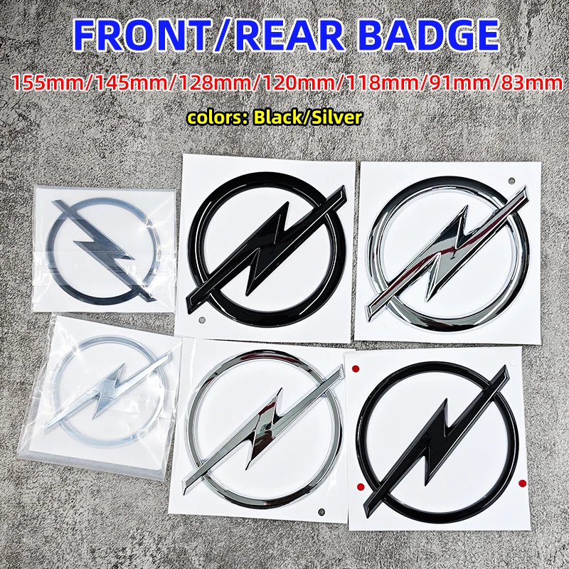 Emblema 3D para coche OPEL Zafira Astra Mokka Movano Vectra Insignia, pegatinas ABS, calcomanías para maletero trasero, accesorios para coche