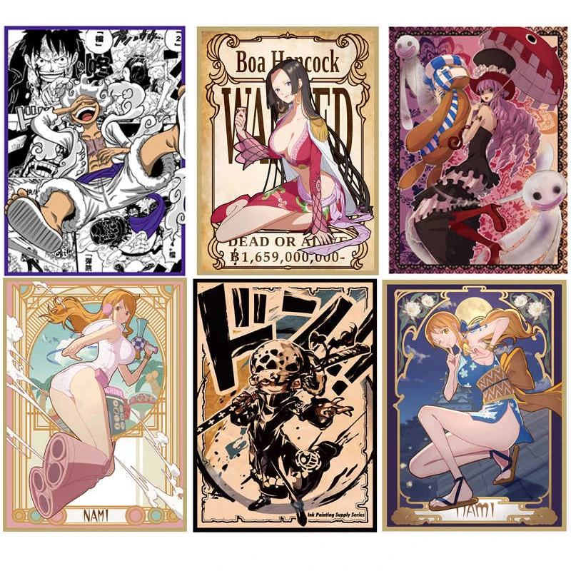 

66X91 мм, 60 шт./компл., цельный чехол для карт Zoro Nami, Ptcg Opcg, цветная флэш-карта Луффи, защитный чехол, аниме-карты, подарочные игрушки