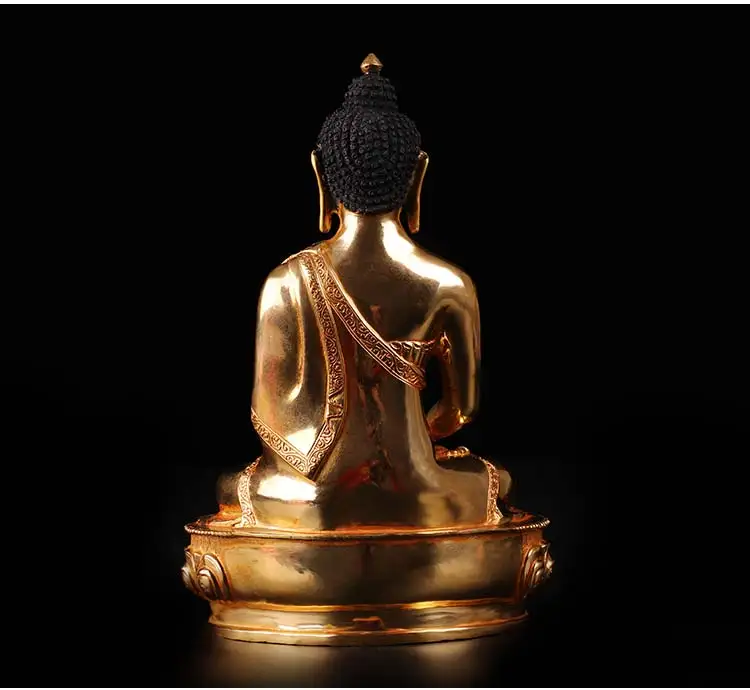 Special Offer GOOD Buddha Buddhist bless family home Safety efficacious gilding Amitabha statue