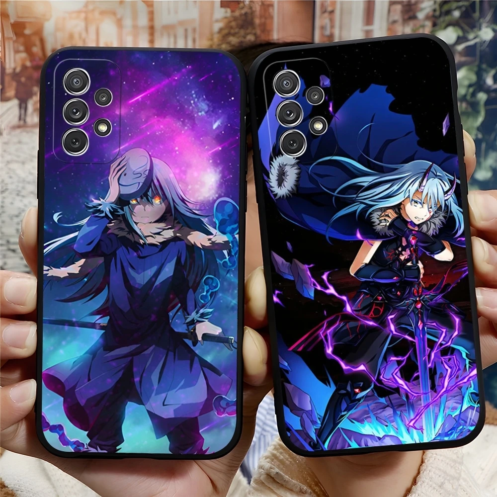 Slime Tensei Anime Rimuru Phone Case for Samsung Galaxy S24 S23 S22 S20 S21 Ultra Fe Plus M54 A34 A54 A24 A52 A53 Coque