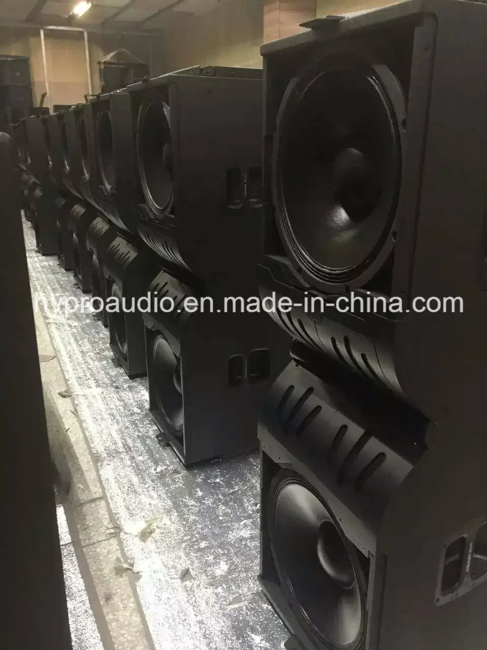 Diase Black V25 Dual 15 Inch Line Array Speaker, Outdoor Concert Audio
