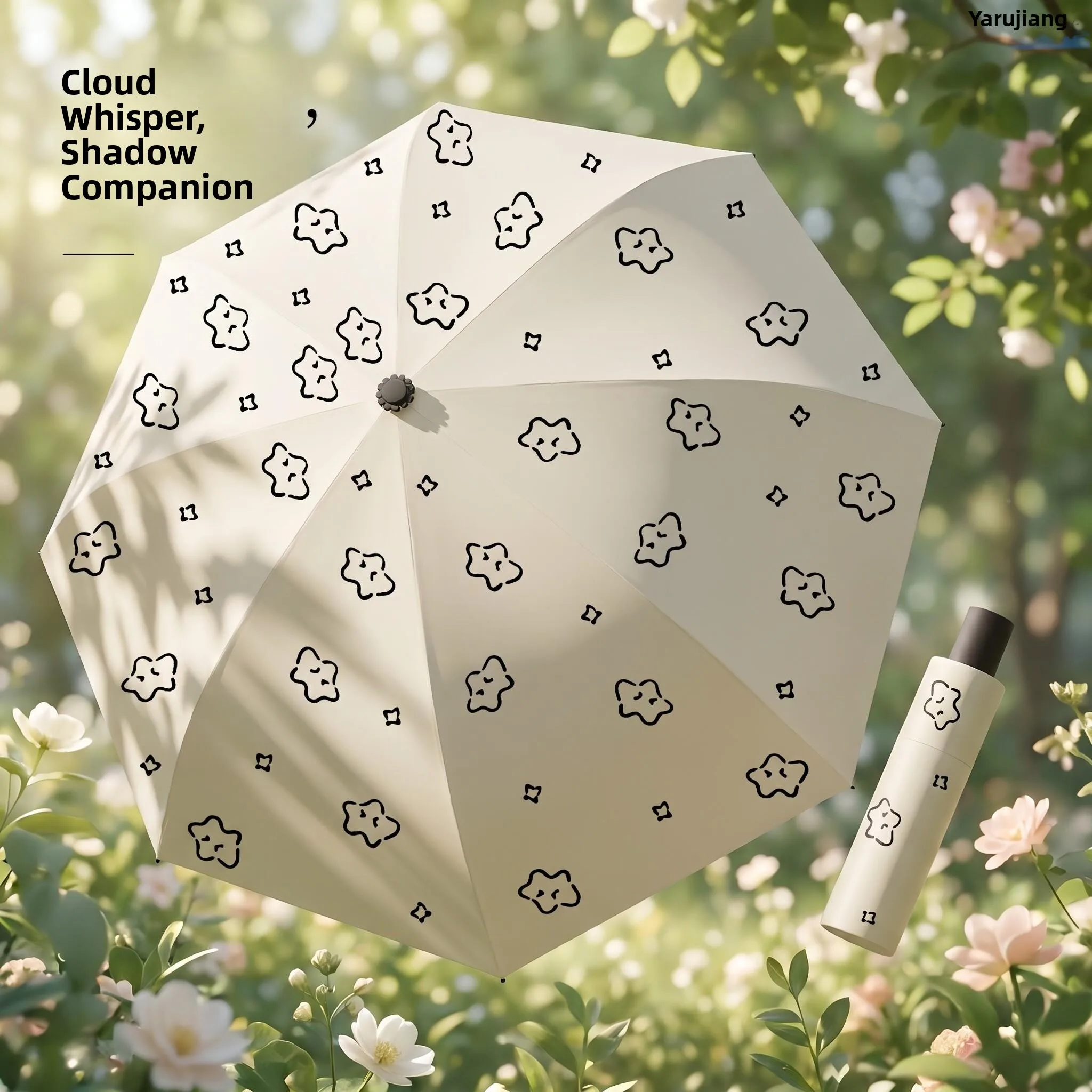 

Automatic Sunshade Umbrella UV Protection Black Glue Sun Umbrella for Schooling Special Student Umbrella Home Daily Use