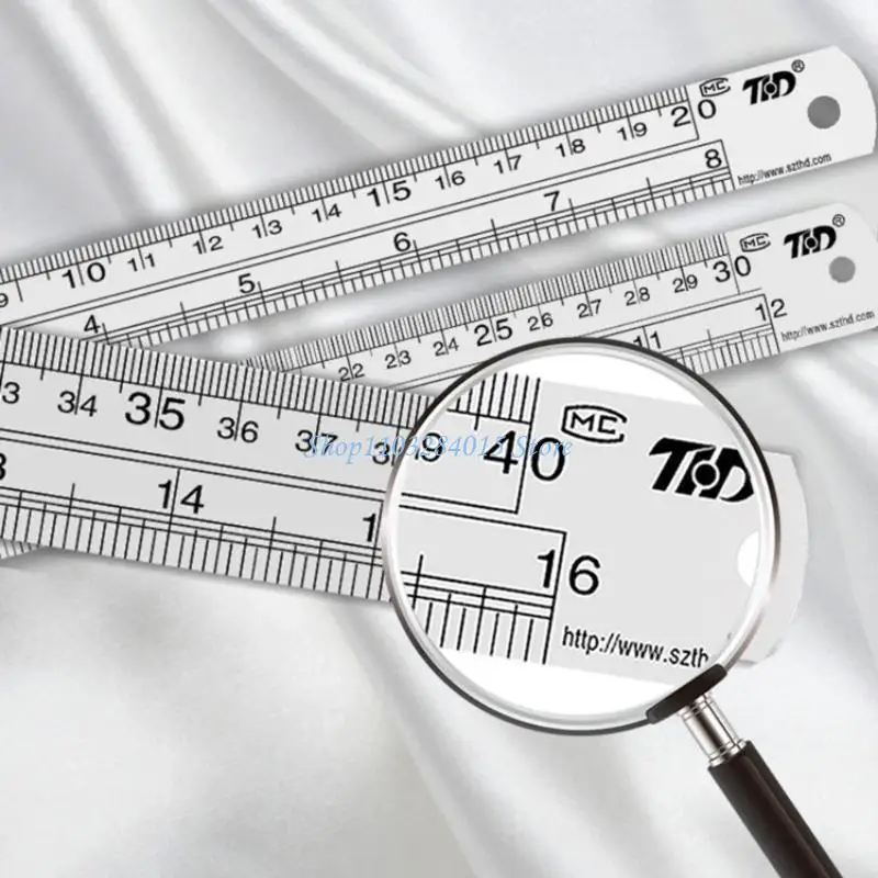 

R6FF Metal Straight Ruler Stainless Steel Ruler 6 Inch/8 Inch/12 Inch Ruler