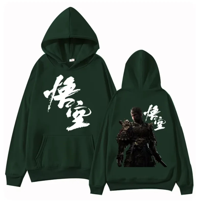 Game Black Myth Wukong Print Hoodies Men Fashion Sweatshirt Women Sweats Coats Hooded Pullovers Sportwear Oversized tops