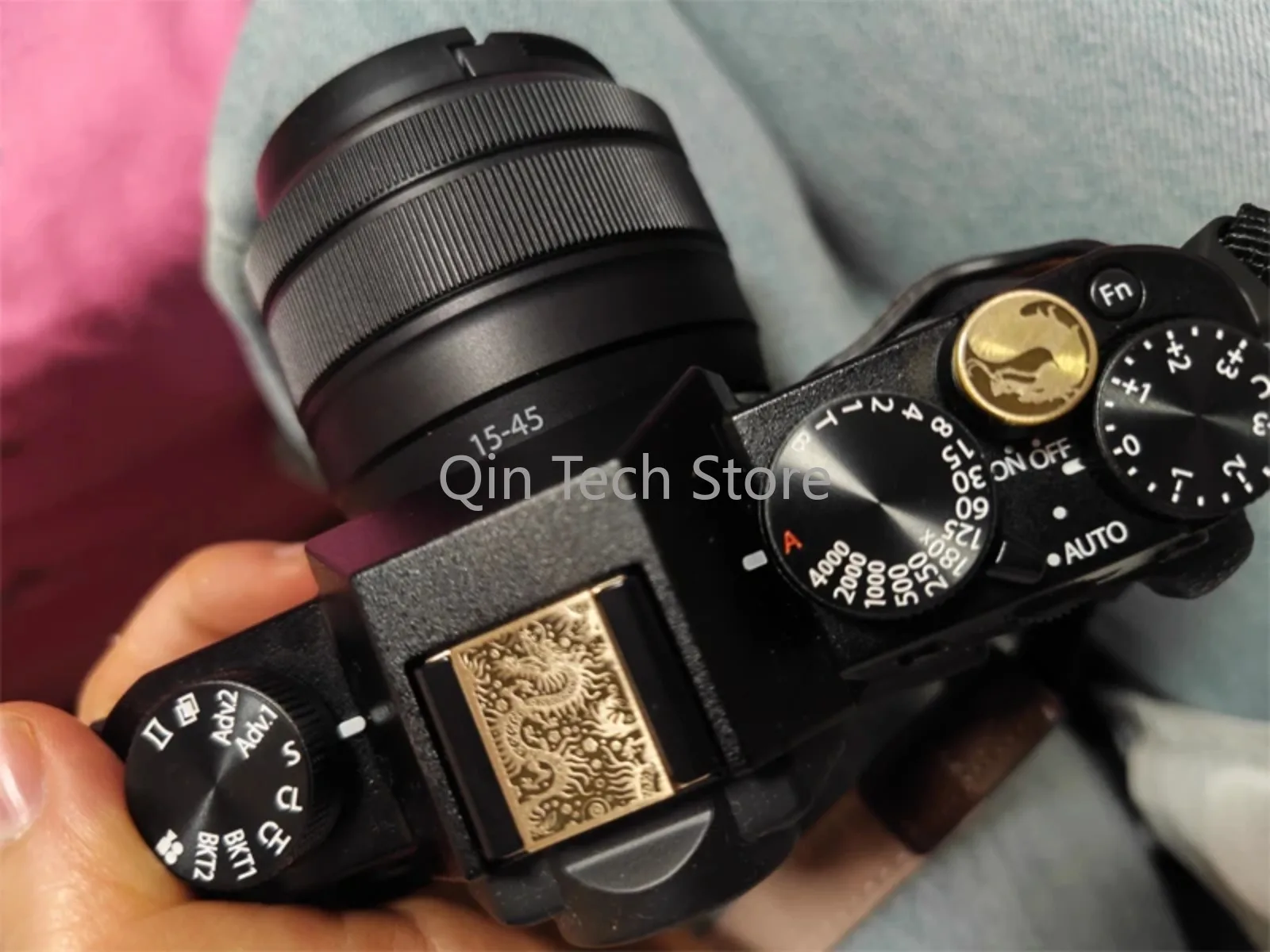 التصوير الفوتوغرافي القياسية كاميرا الساخن الباردة غطاء الحذاء غطاء معدني التنين مصراع زر لسوني كانون فوجي XT5 نيكون لايكا