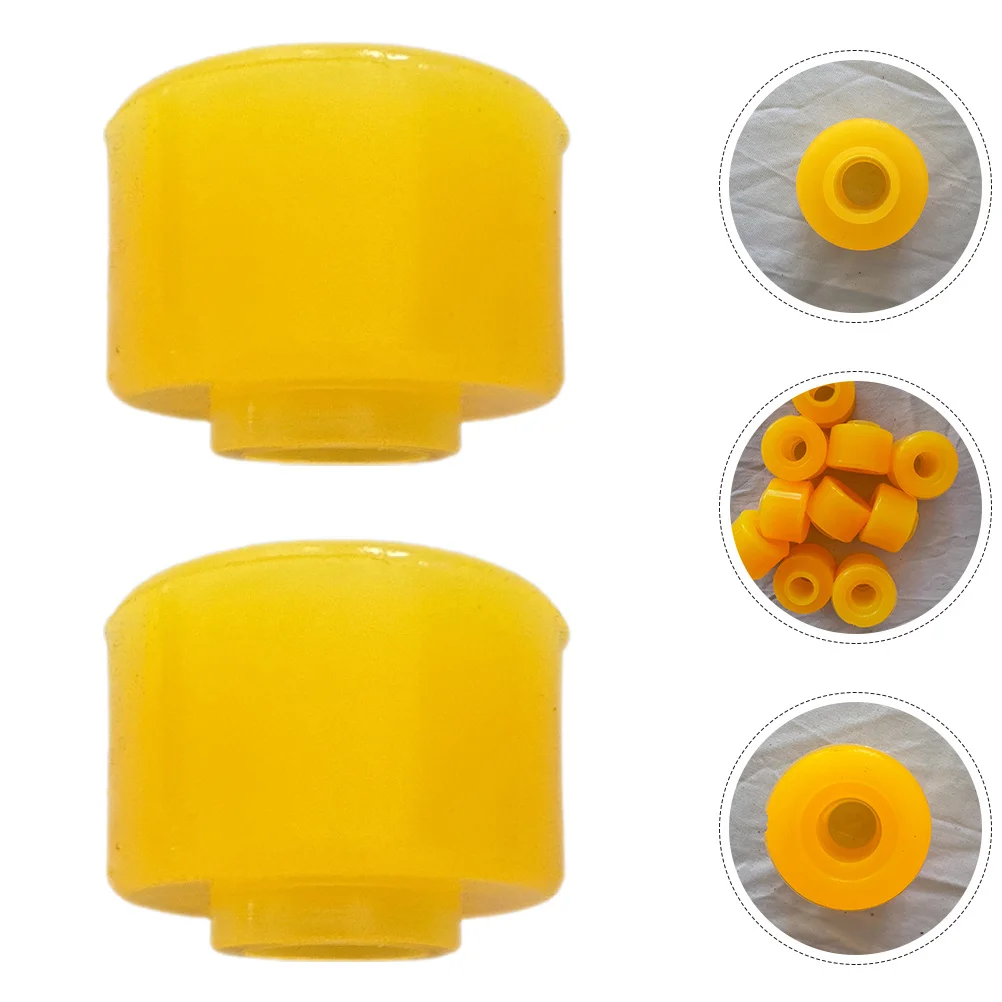 

20Pcs Yellow Truck Door Bumpers Rubber Shock Absorbing Pads Cargo Protection Trailer Rear Bumper Guard Anti-Collision Buffer