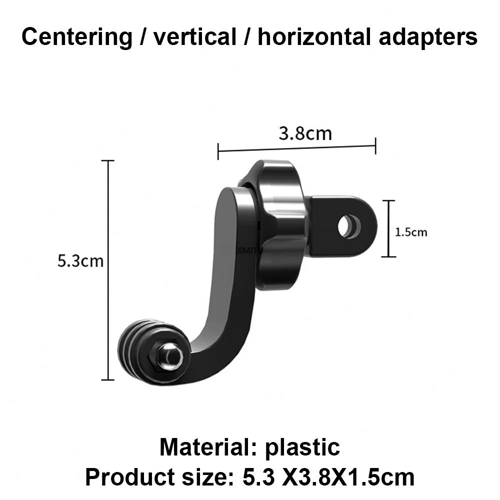 Vertical Bracket Adapter for GoPro Hero 12 11 10 9 8 7 Yi DJI SJCAM Motorcycle Helmet Chin Stand Mount Holder Camera Accessories