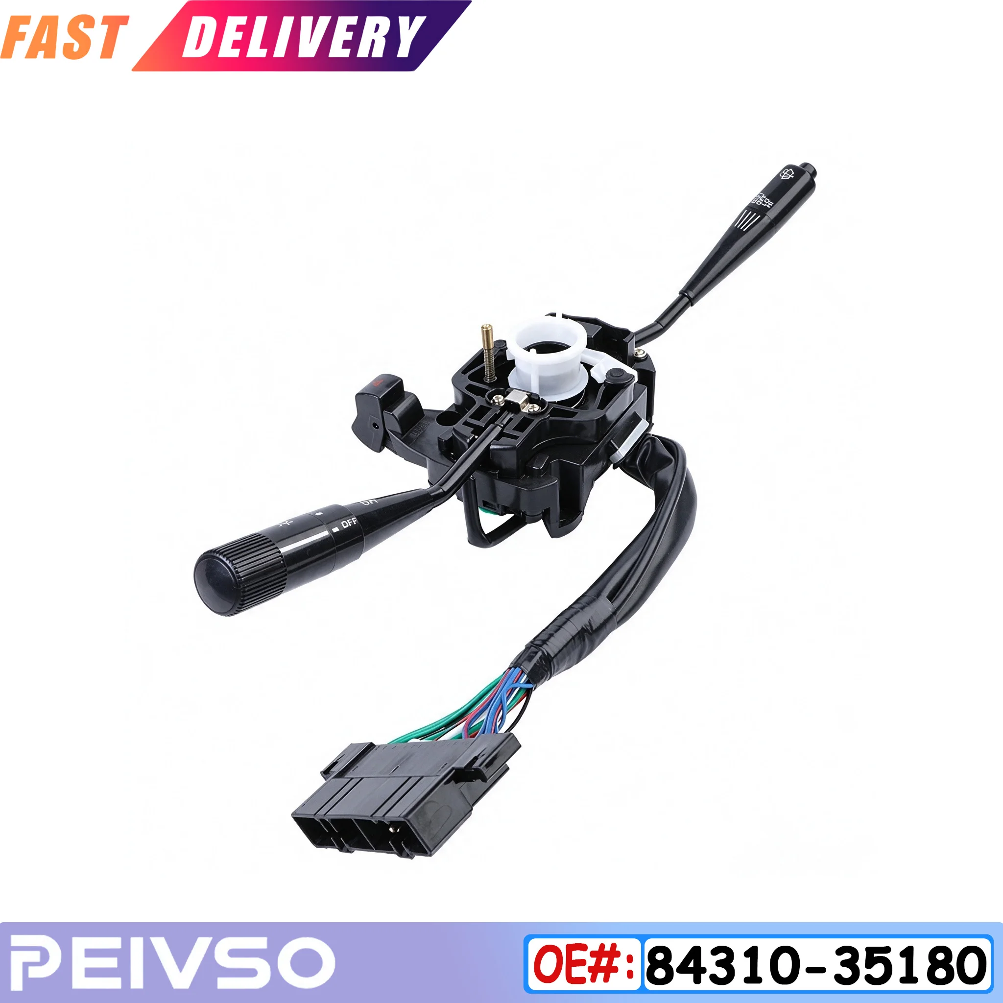 PEIVSO 8431035180 84310-35180 Car Headlight Switch Steering Wheel Turn Signal Switch For Toyota 4Runner Hilux YH50 52 55 57 6