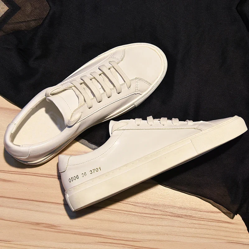 

New White Shoes Women Men Flat Vulcanized Shoes Female Sneakers Women Casual Shoes Ladies Fashion Zapatos de mujer