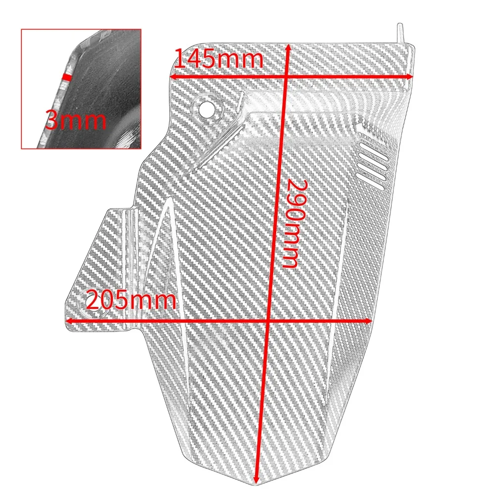 For Honda ADV350 2022 2023 2024 ADV 350 Motorcycle Rear Wheel Hugger Tire Splash Guard Fender Mudguard Cover Fairing Accessories - Image 5