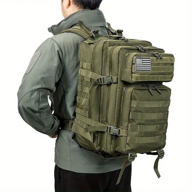 45L Man Tactical Backpacks Survival Traveling Bags Hking Outdoor 3P Assault Pack EDC Molle Pack For Trekking Hunting Bag