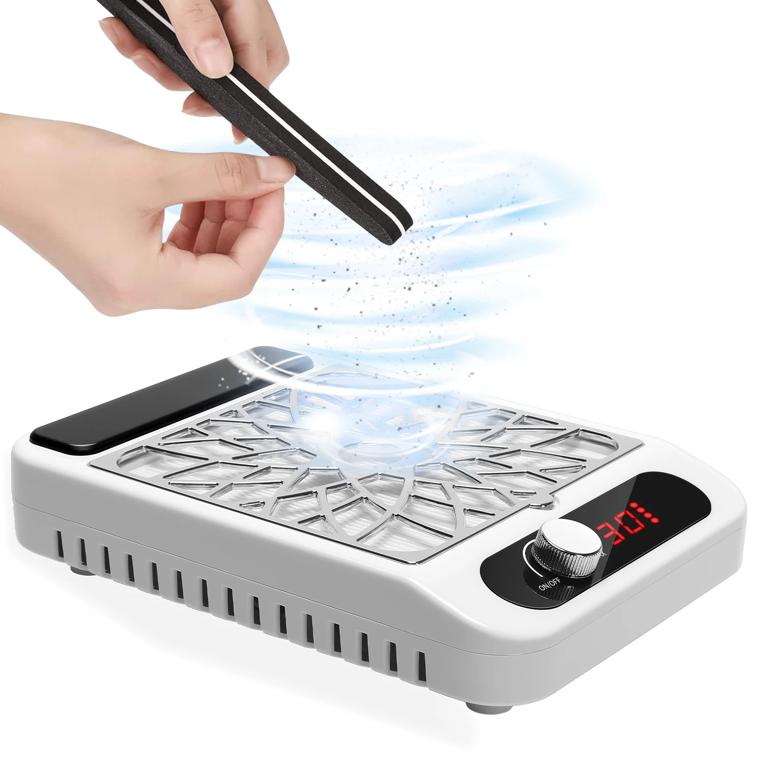 

Профессиональный пылесборник для ногтей, тихий вентилятор для ногтей, портативное эффективное оборудование для маникюрного салона для удаления пыли, чистый салон