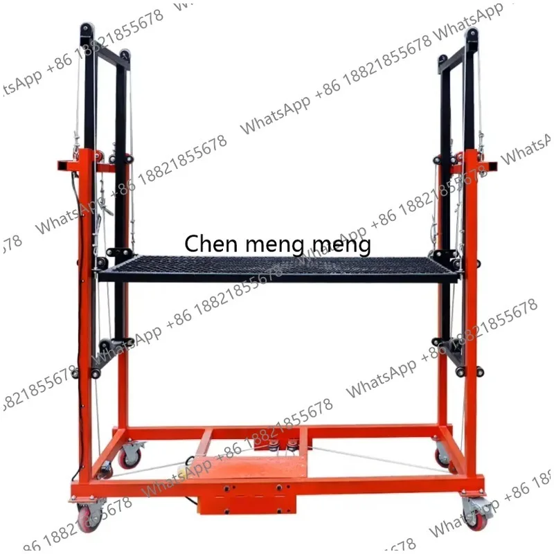 

Electric Scaffolding Lift Mobile Remote Control Automatic Lifting Platform IndoorOutdoor Decoration Maintenance Work Platform