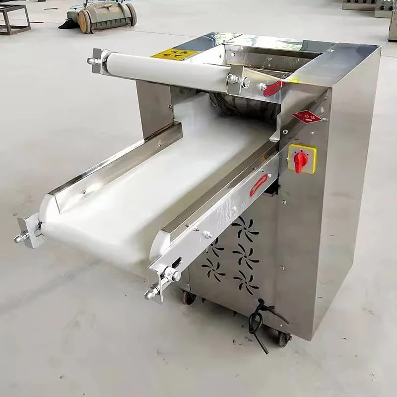 China Sheet Pancake Noodle Croissant Electric Dough Press Machine Sheeter With Dough Sheet Cutter Machine Flim