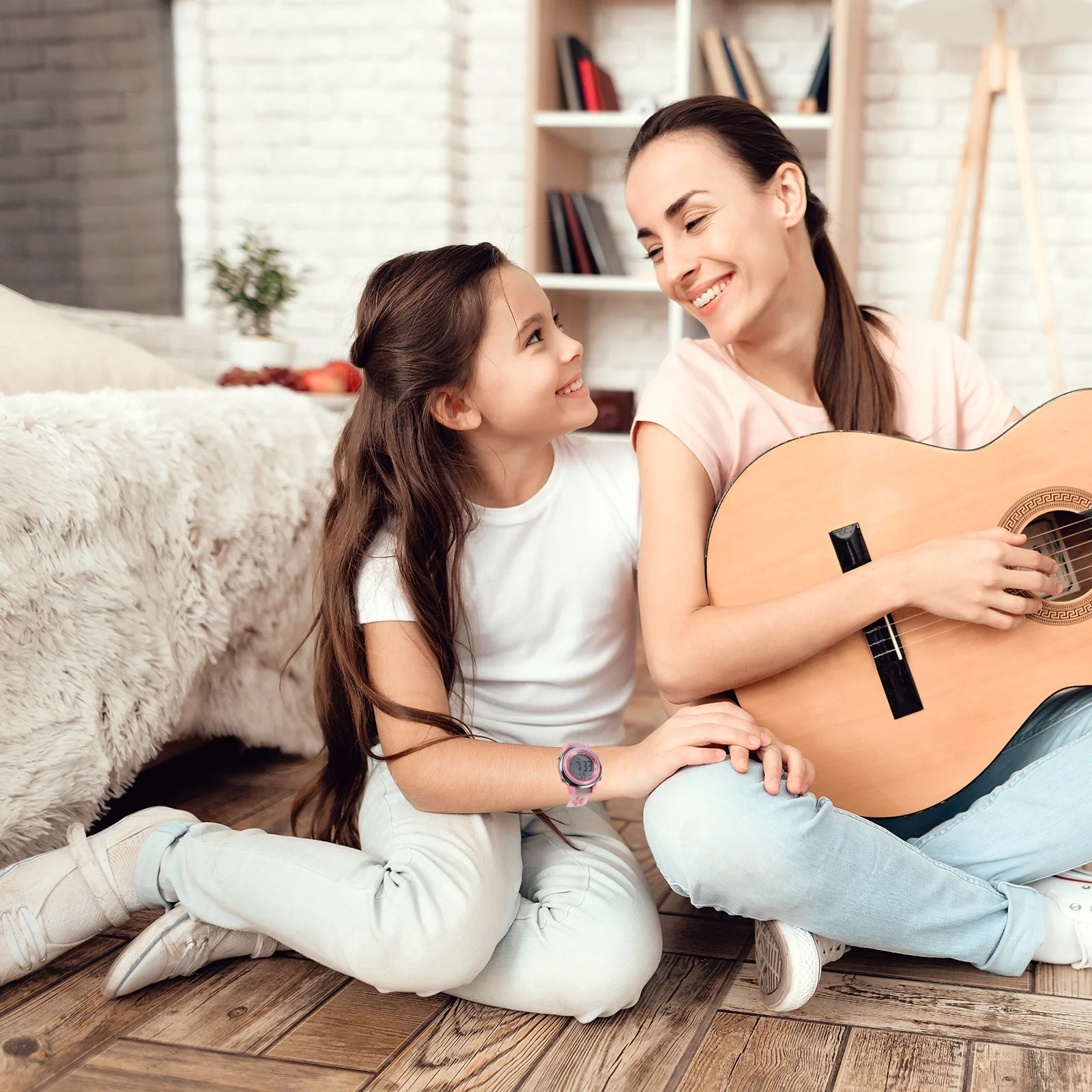 1 قطعة ساعة مقاومة للماء على شكل زهرة كرتونية ساعة يد متينة من مادة الفولاذ المقاوم للصدأ ABS هدية ريترو