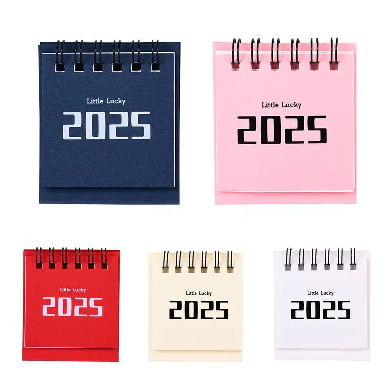 Desk Calendar 2024-2025 Small Monthly Desktop Standing Calendar From Aug. 2024 To Dec. 2025 Writable Flipping Academic Year Desk