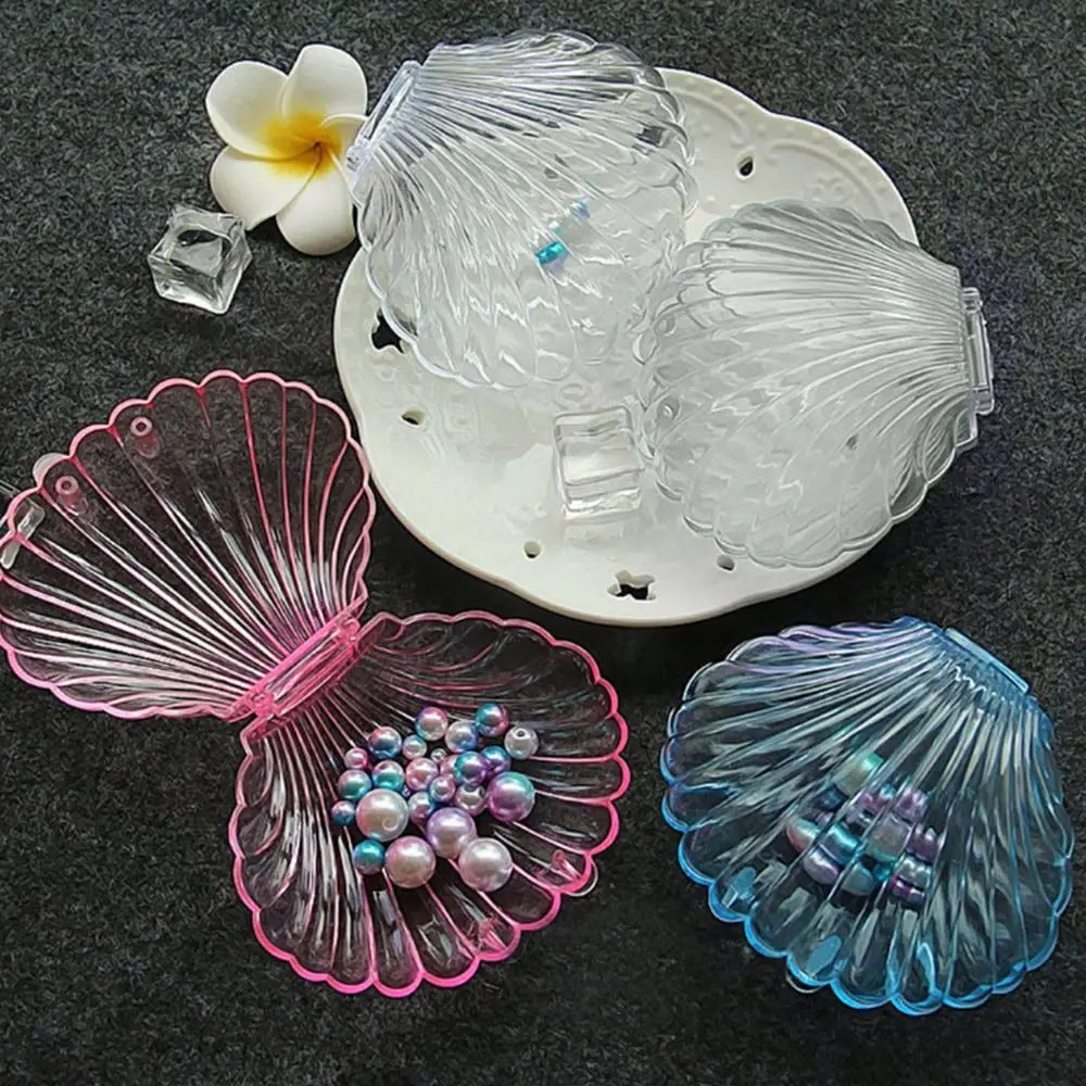 Creative Seashell Shape Bracelet Necklace Packaging Gift Jewelry Box Storage Boxes