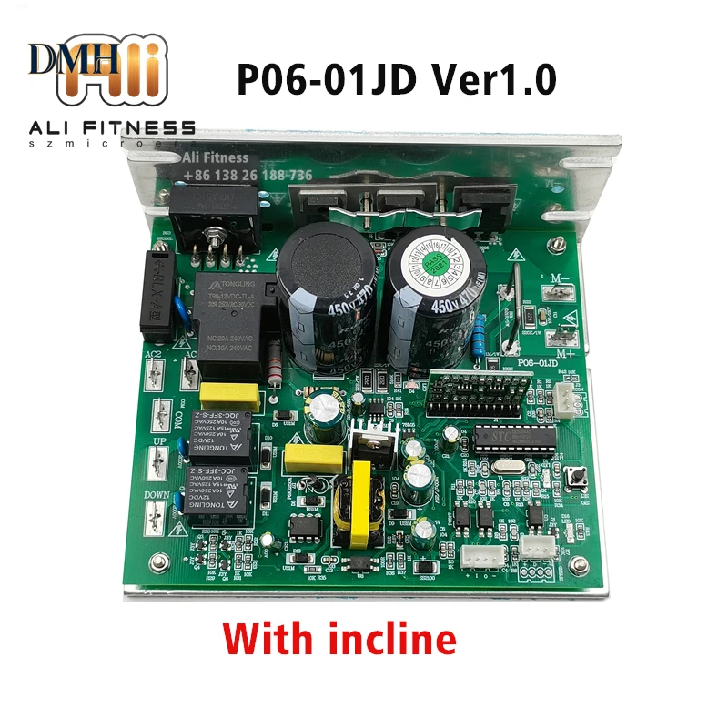 

Контроллер двигателя беговой дорожки P06-01JD Ver1.0, плата управления беговой дорожкой P06 01JD Ver1.0, печатная плата, материнская плата