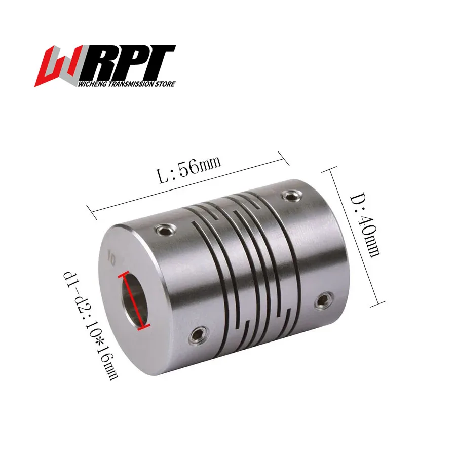 CIG Parallel Line Coupling Top Wire Connection Motor Encoder Coupling Stainless Steel Flexible Coupler CIG-40X56 CNC Parts
