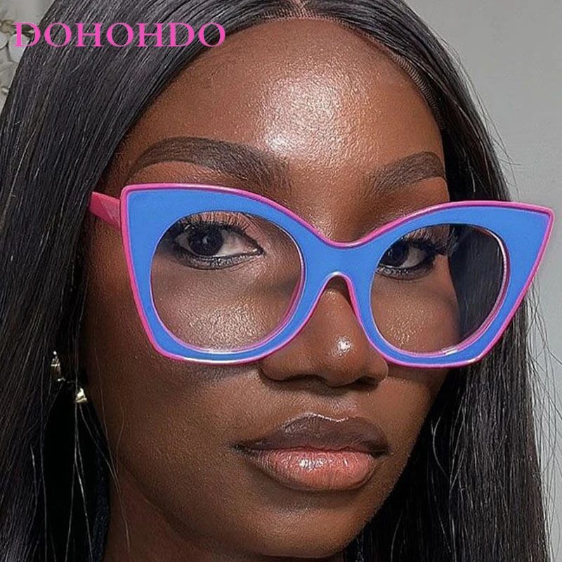 

New Fashion Oversized Y2K Cat Eye Women Sunglasses Luxury Designer Punk Men Sunglass Outdoor Travel Female Eyewear UV400 Lentes
