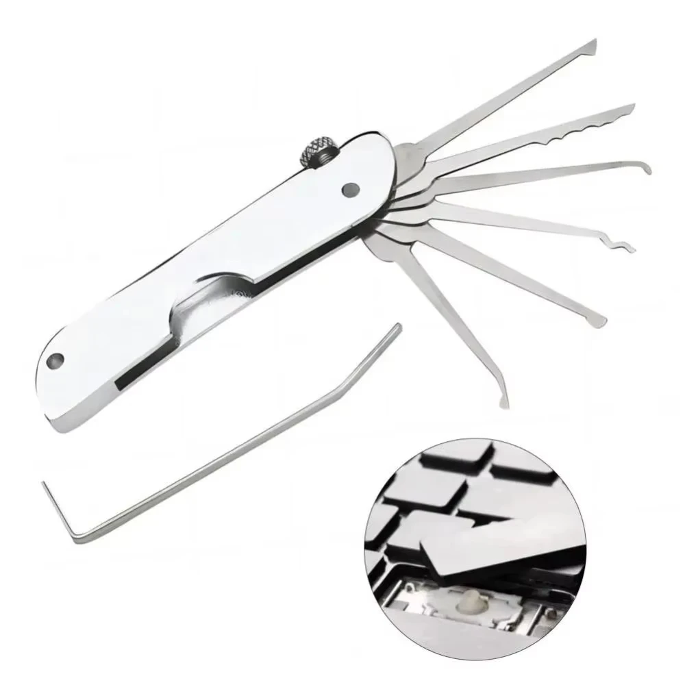 21pcs Compact Lock Picking Set Rust-resistant Versatile Door Open Keys Key Replacement Convenient Mini Hooks Remover Kit
