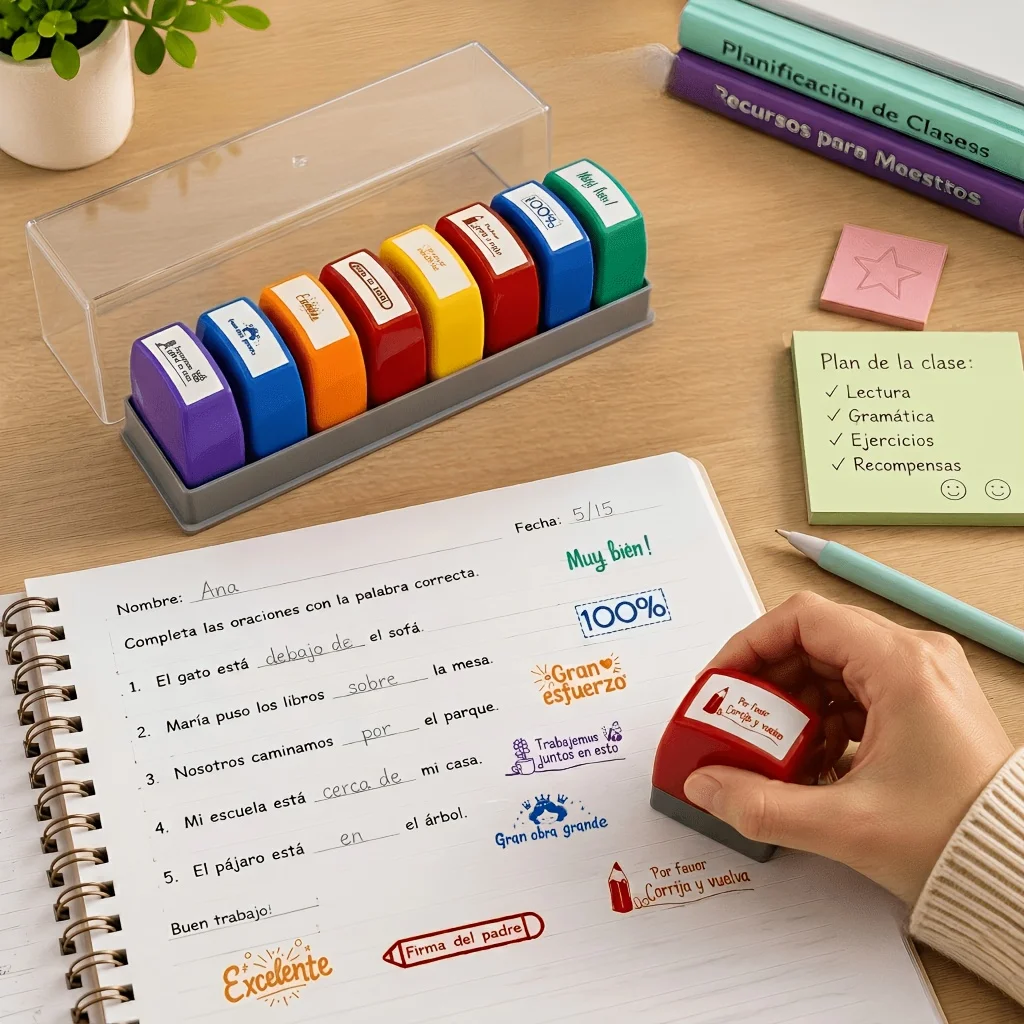 1 teacher reward seal, used for homework feedback, student motivation tools, and back to school season teacher supplies