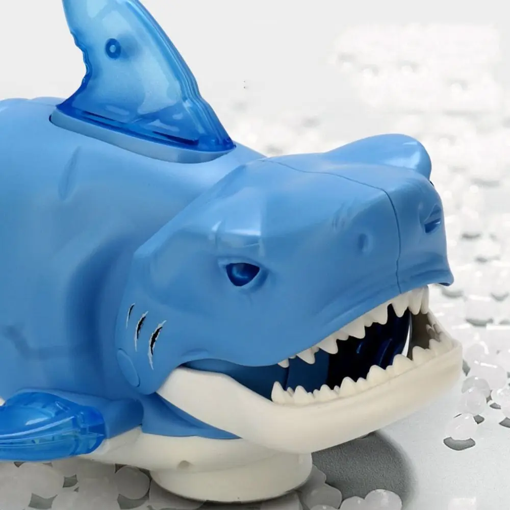 Cute Plastic Swinging Shark with Sound Light Crawling Interactive Shark Swinging Flexible Swaying Fish Toys Birthday Gift