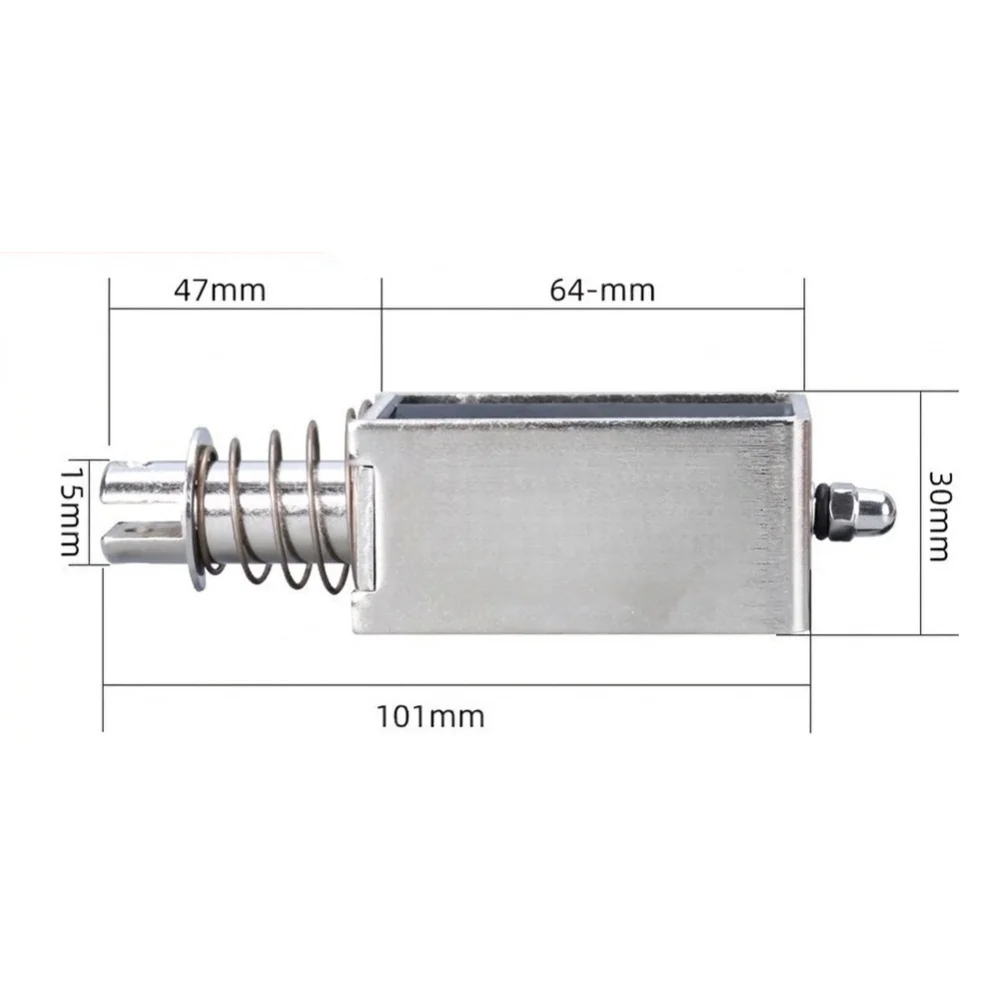 Electromagnetic Pushrod Switch Compatible with 12V and 24V DC Power Supply for Household and Industrial Electrical Applications