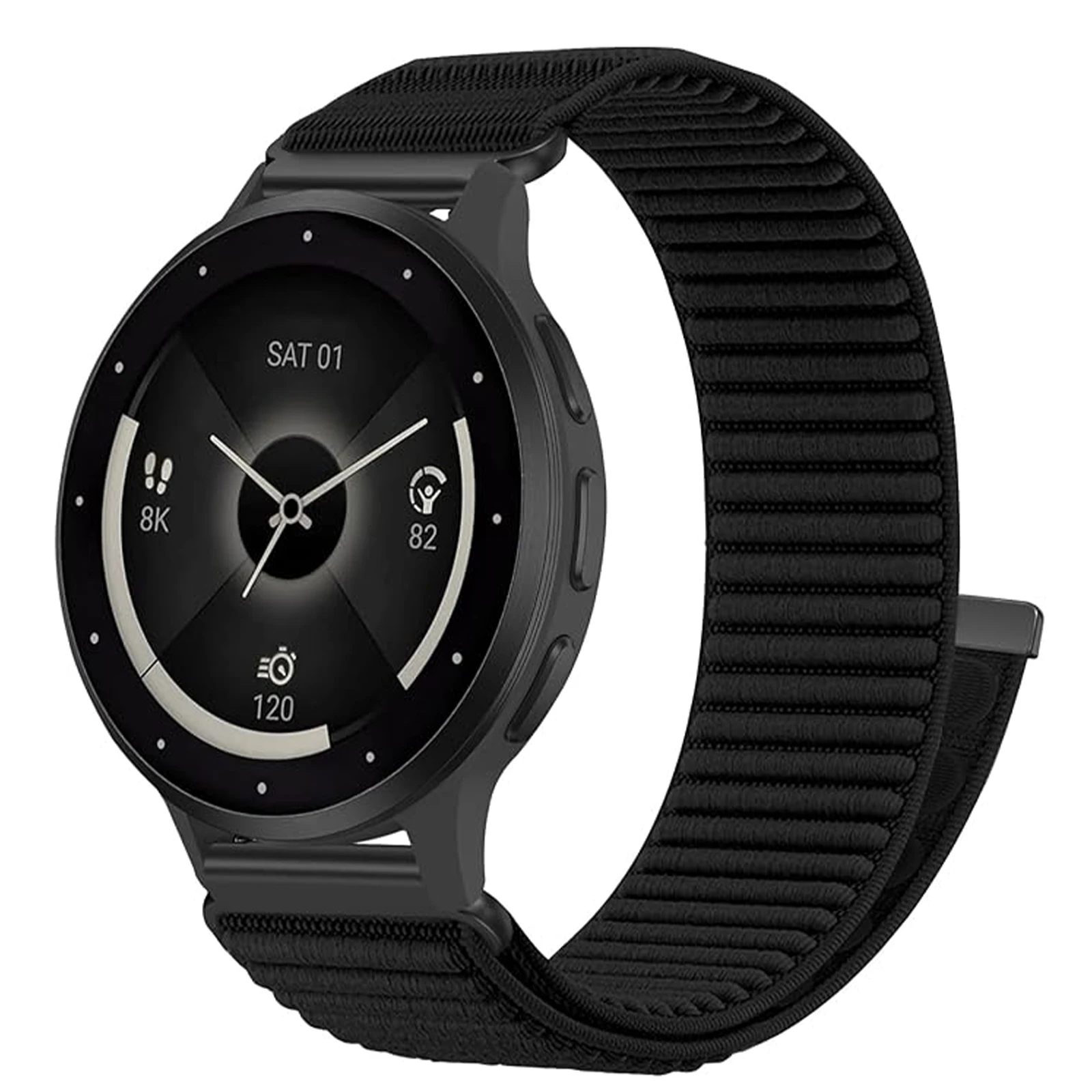 

18 20 22mm Nylon Strap Compatible with for Garmin Venu 4 3 45mm 2 2s Venu3 3s Breathable Loop Watchbands for Garmin Venu 2plus