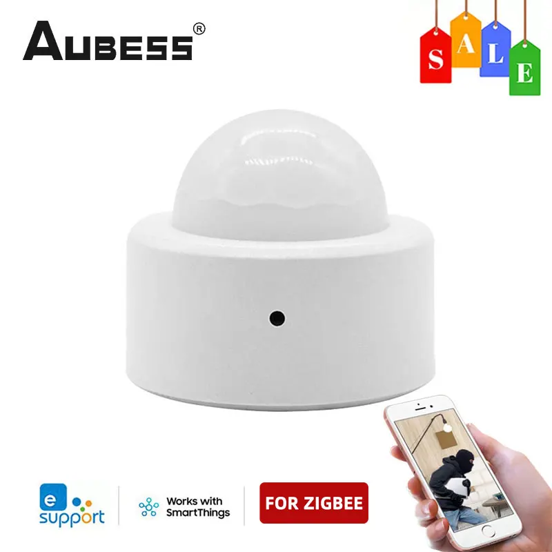 

Zigbee3.0 Zigbee Long Transmission Distance Emergency Alarm Strong Network Signal High Sensitivity Human Body Sensor Pir Sensor