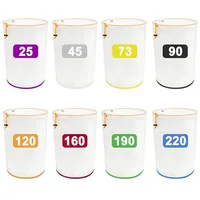 5 Gallon Filter Bag with Filter Screen Reusable Filter Bag with Opening on Top for Hydroponics Gardening 45-220 Micron