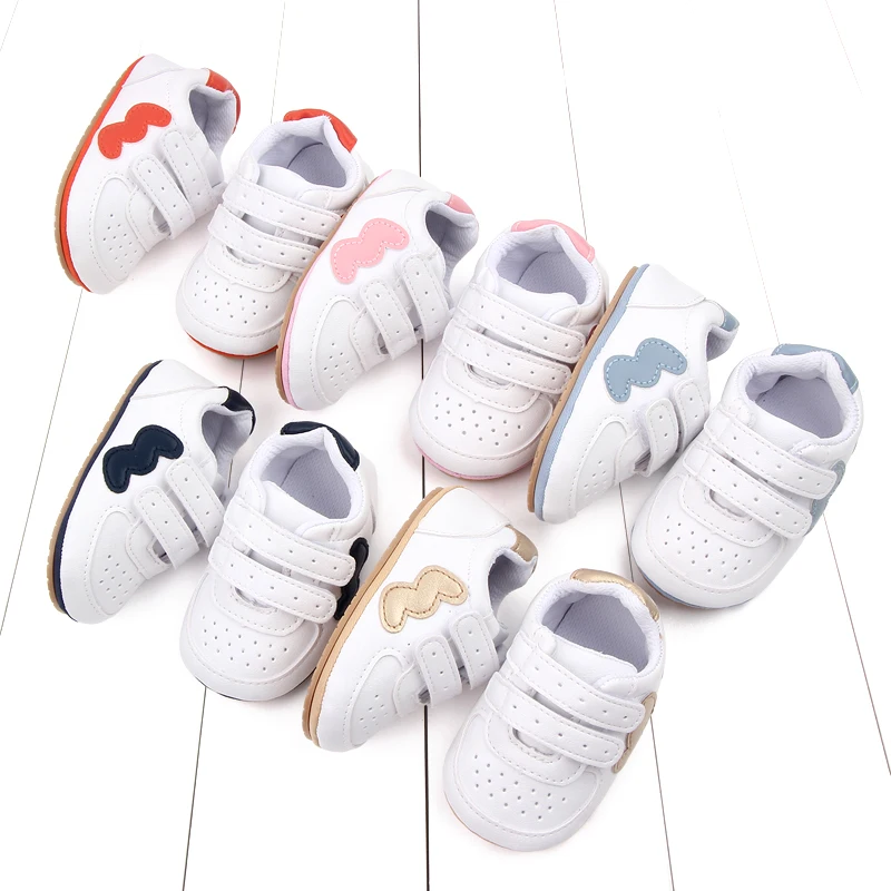 New Fashion Baby Shoes Spring and Autumn High Quality TPR Sole Anti-slip Water Proof Toddler Prewalking Outdoor Sneaker D2736