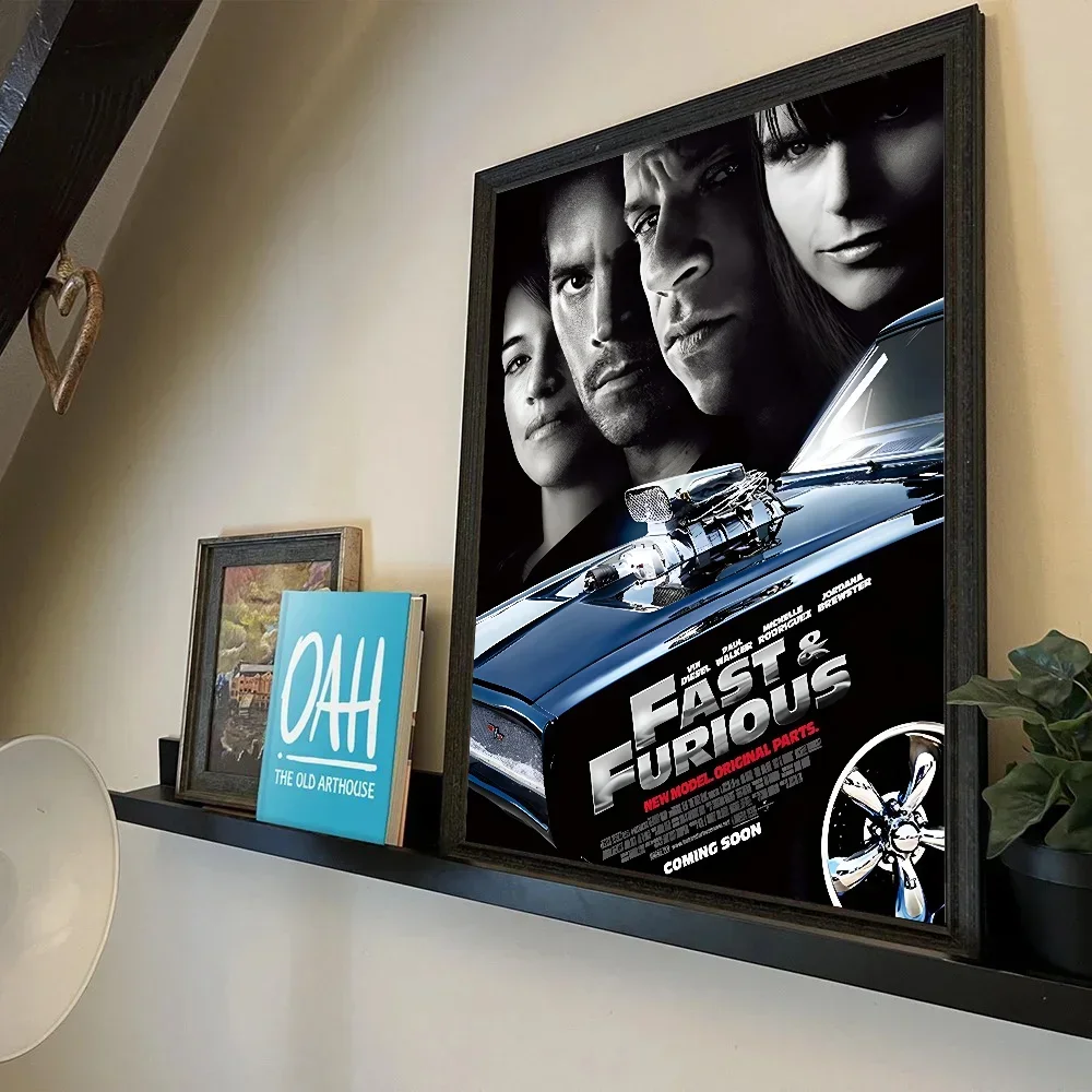 Affiche Paul de films classiques, série Fast Furious, autocollant en papier imperméable, décoration murale pour maison, Bar, salle, 1 pièce